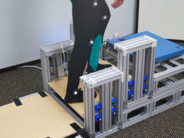 Using the stairs just got easier with the Energy recycling stairs